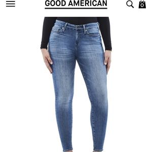 Good American Good Legs Distressed Skinny Jeans